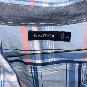 Mens Nautica Button Down shirt - short sleeve